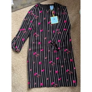 Floral stripped Junior dress